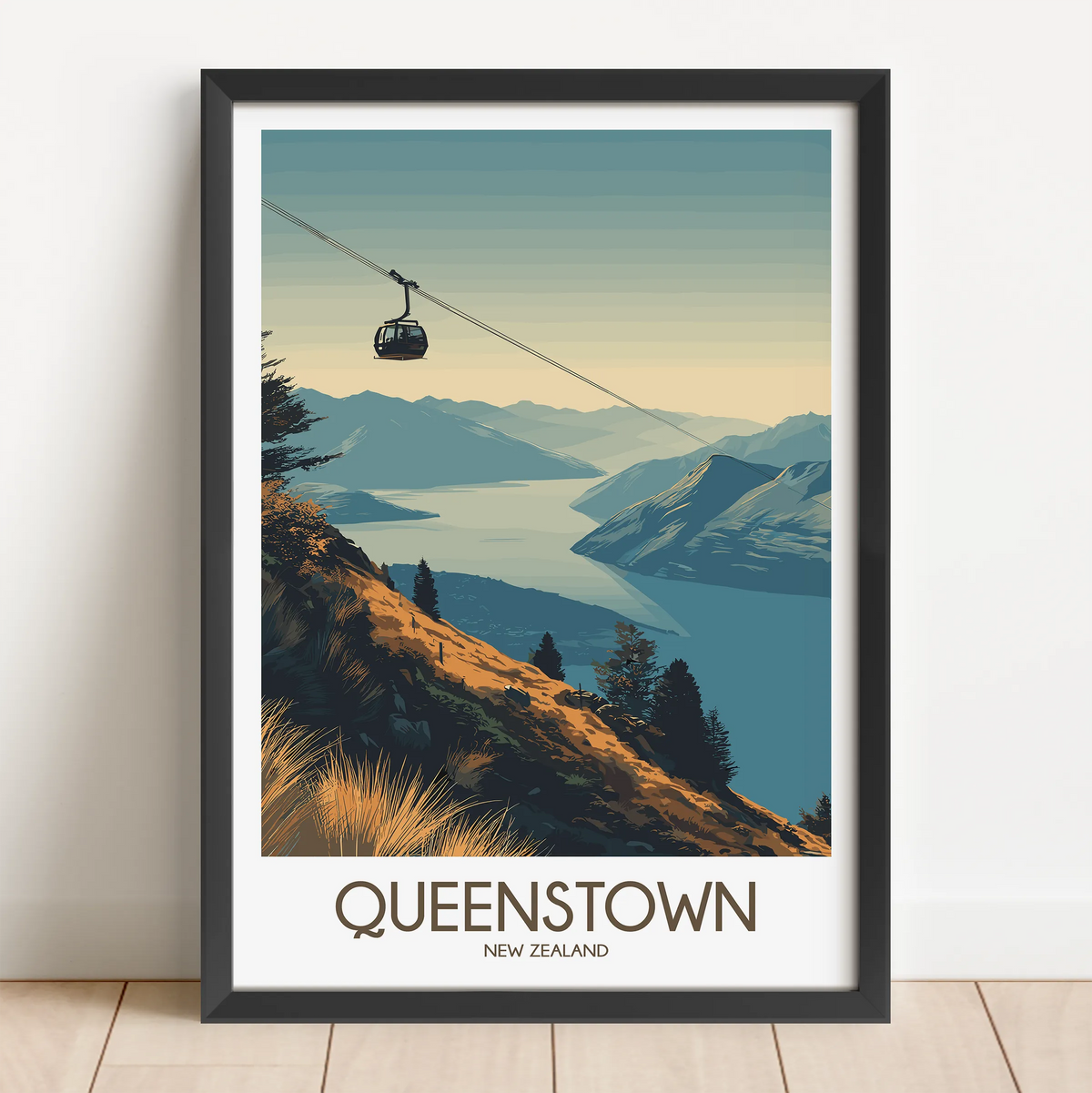 Queenstown Destination Art Gift