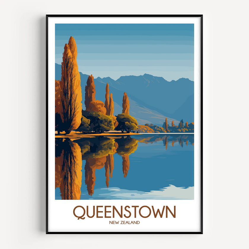 Queenstown Destination Art Gift