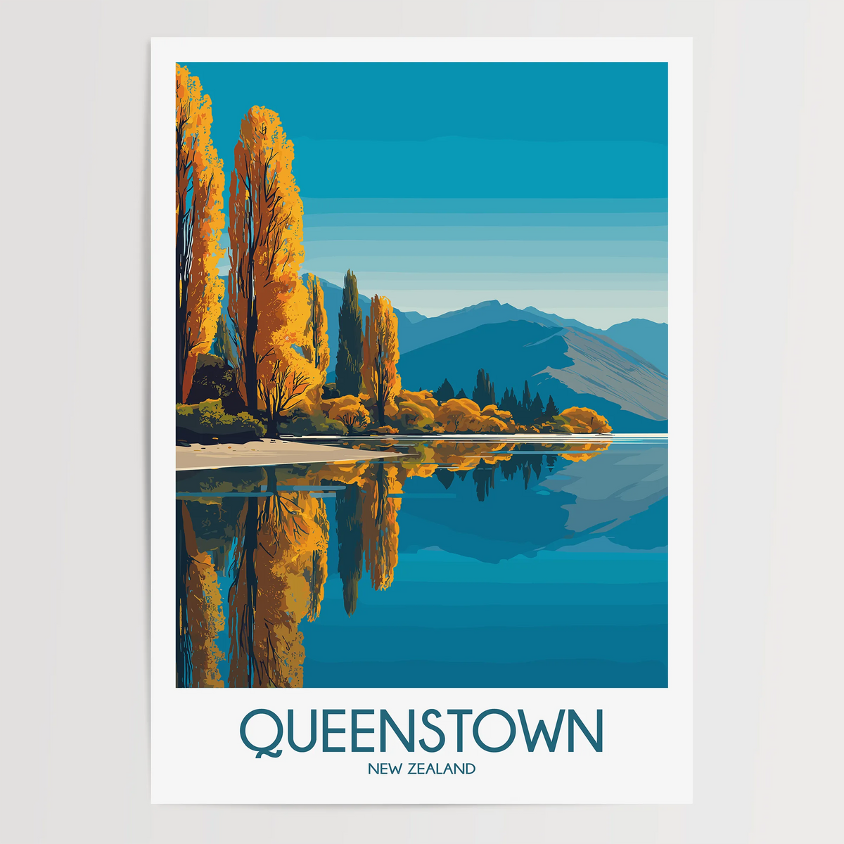 Queenstown Minimalist Wall Art