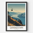 Queenstown Modern Travel Poster