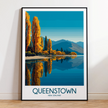 Queenstown Modern Travel Poster