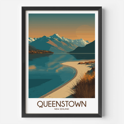 Queenstown Scenic Landscape Art