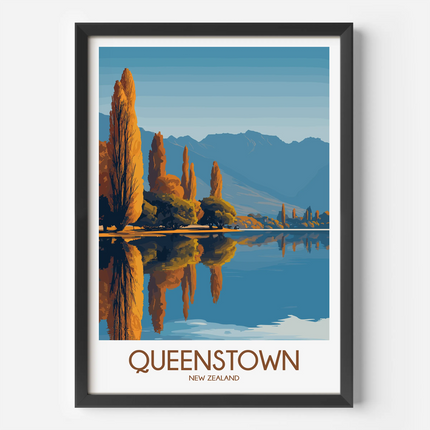 Queenstown Souvenir Poster Print