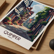 Quimper Modern Travel Poster