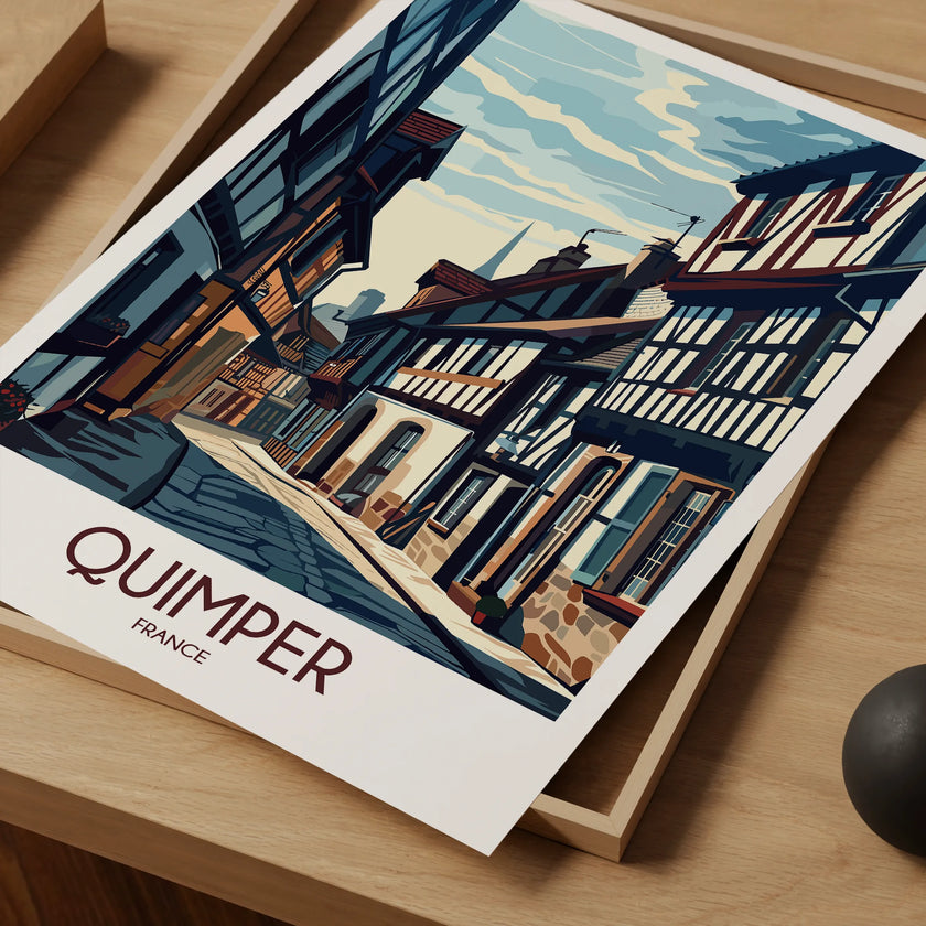 Quimper Scenic Landscape Art