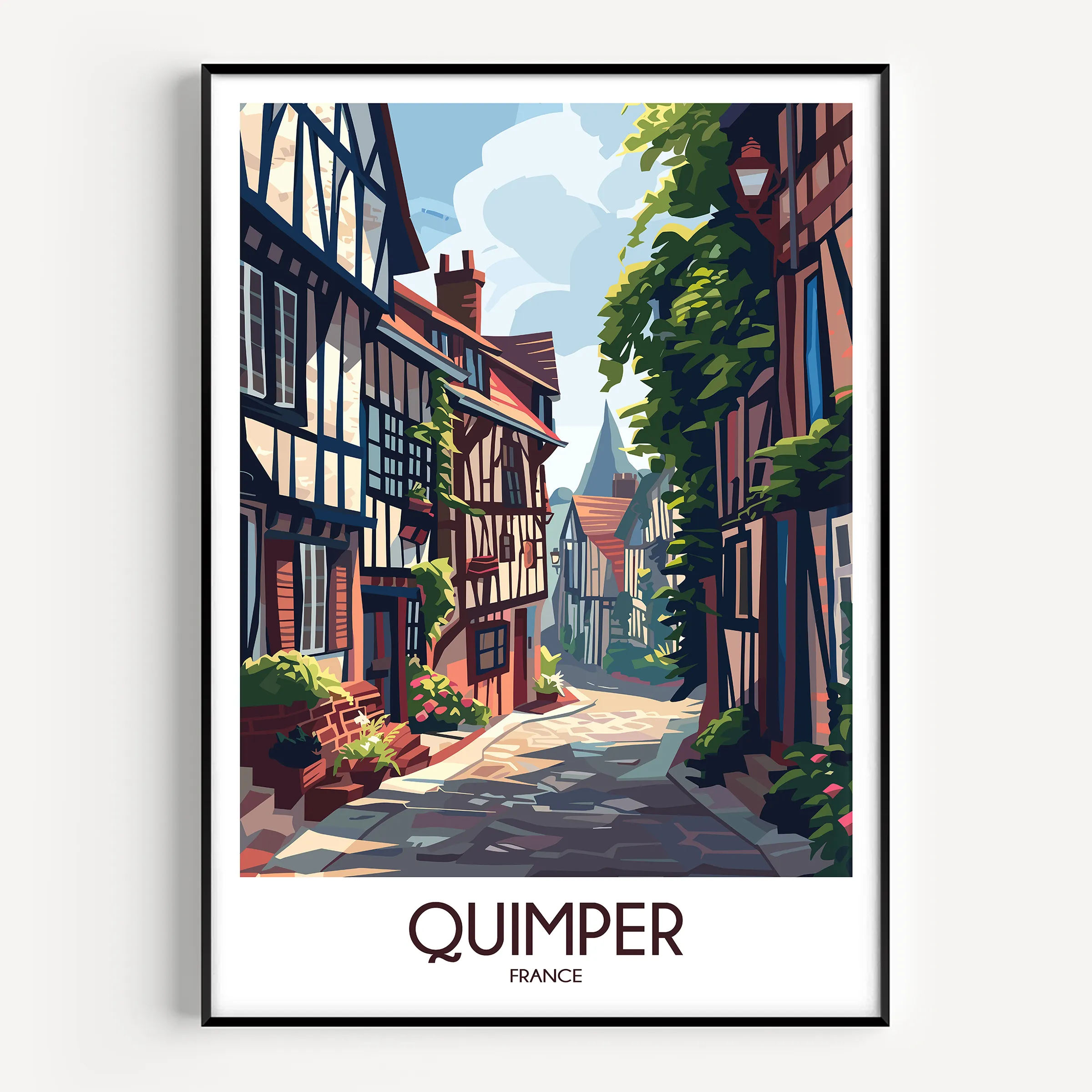 Quimper Souvenir Poster Print