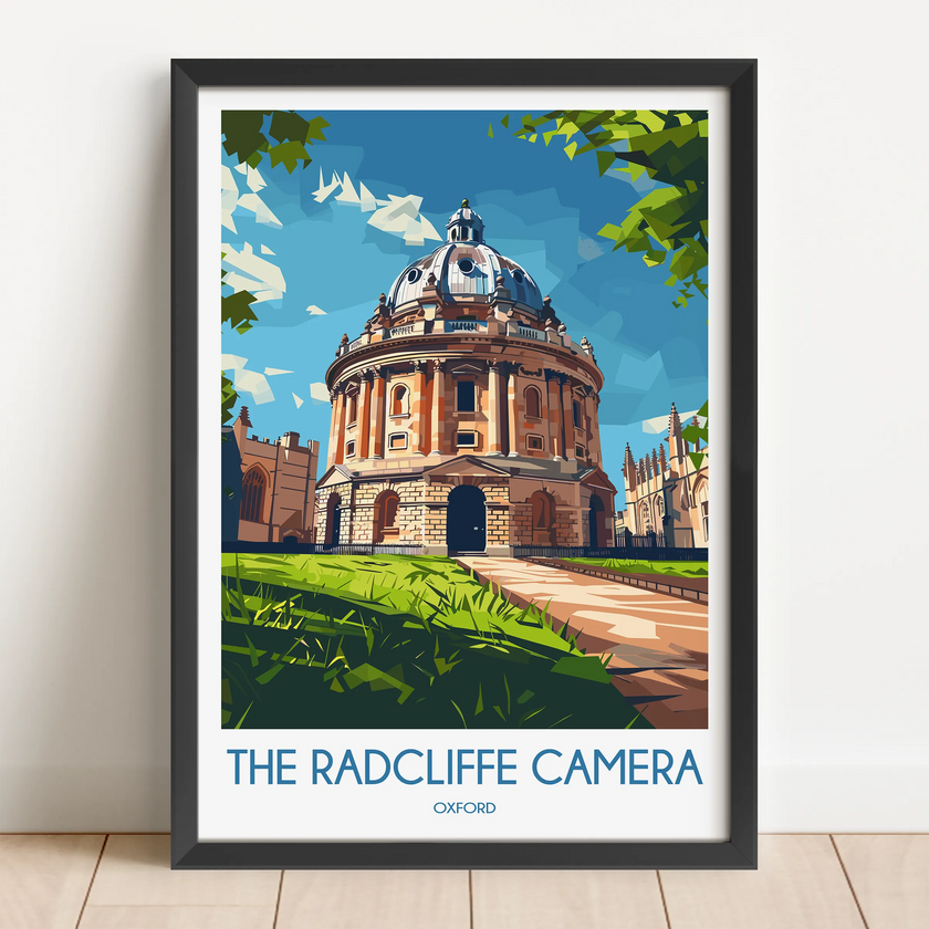 Radcliffe Camera Minimalist Wall Art