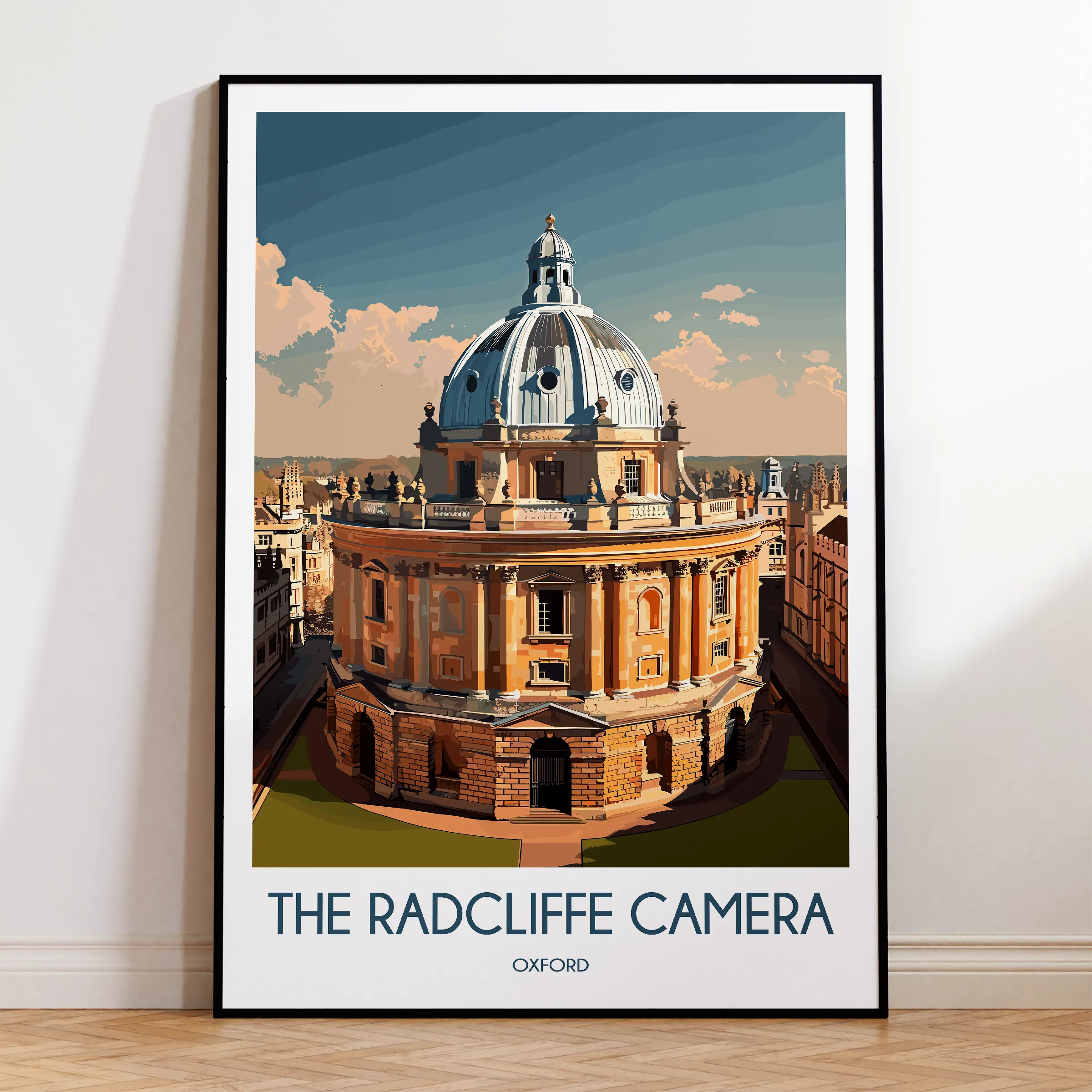 Radcliffe Camera Minimalist Wall Art