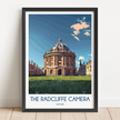 Radcliffe Camera Modern Travel Poster