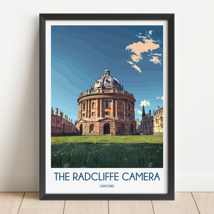 Radcliffe Camera Modern Travel Poster