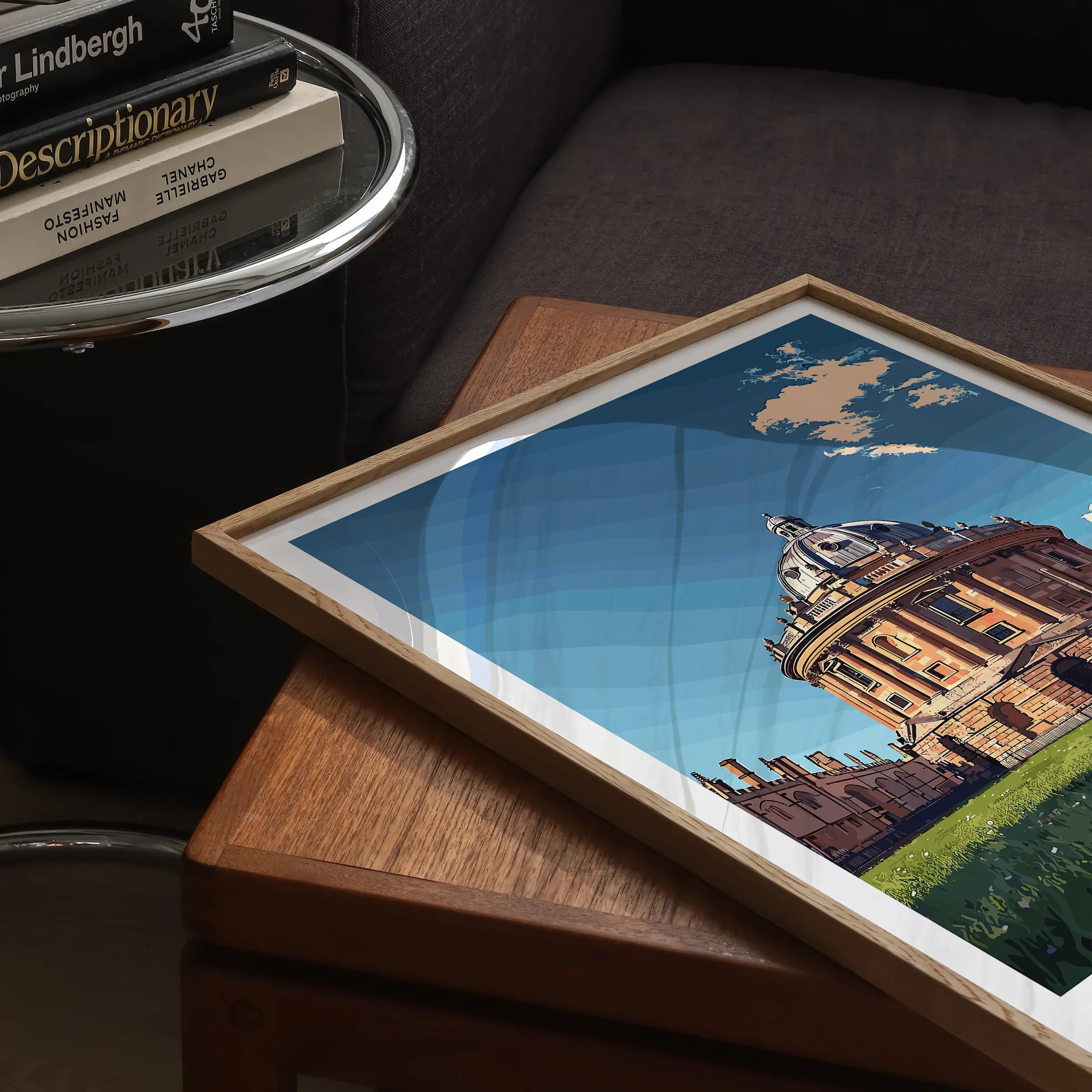 Radcliffe Camera Scenic Landscape Art