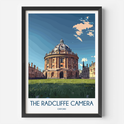 Radcliffe Camera Scenic Landscape Art