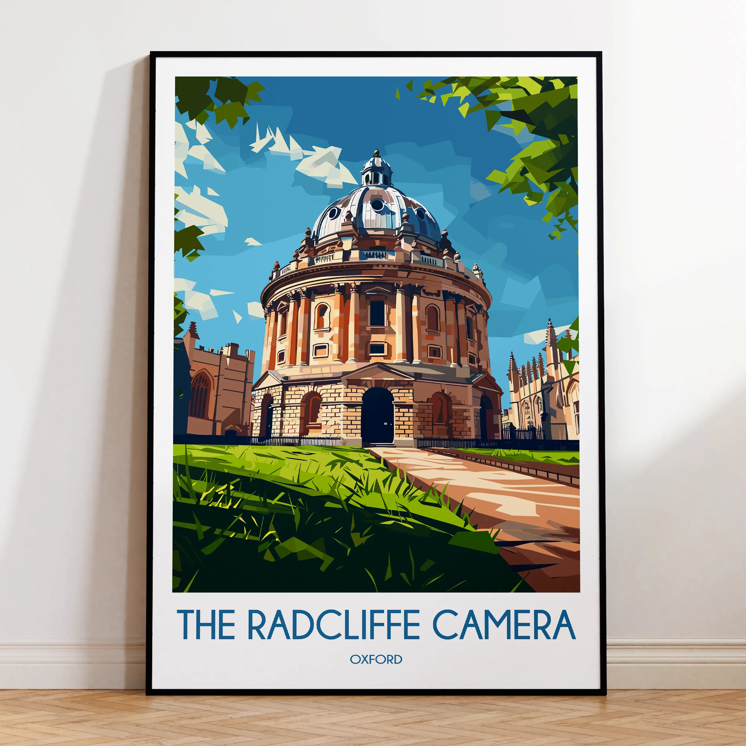 Radcliffe Camera Scenic Landscape Art
