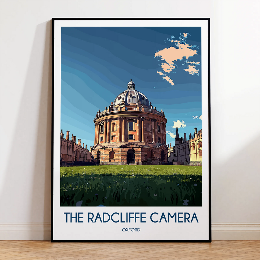 Radcliffe Camera Vintage Style Print