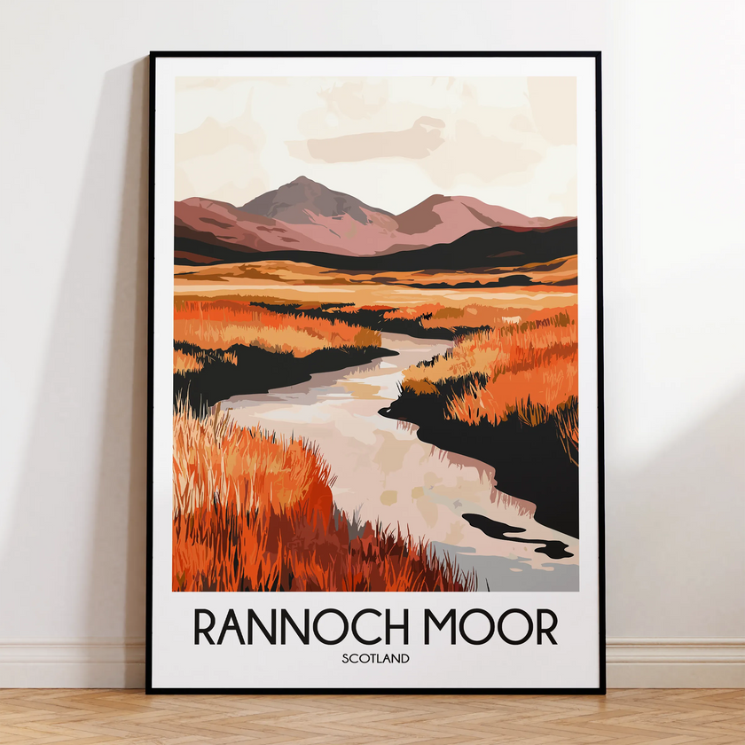 Rannoch Moor Minimalist Wall Art
