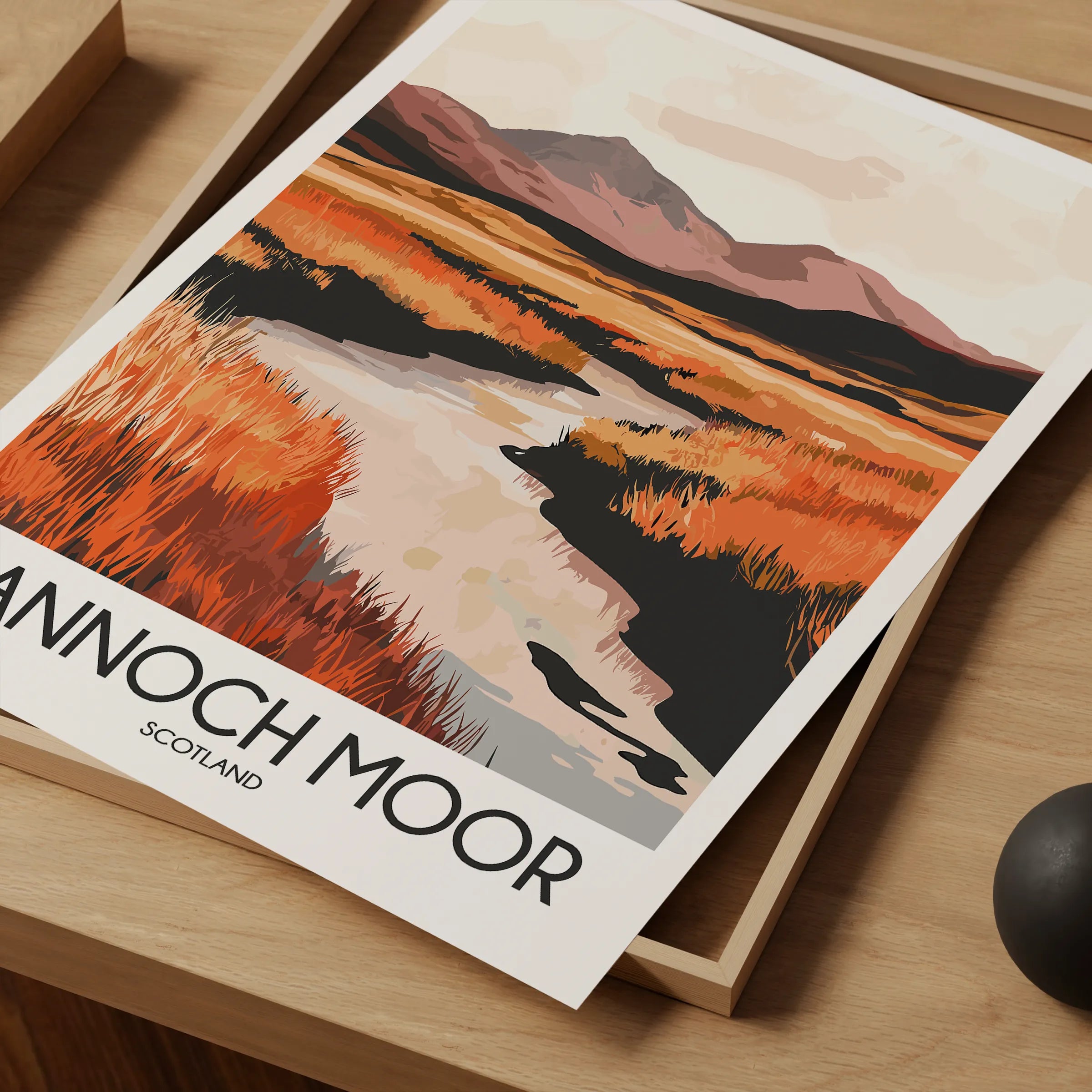 Rannoch Moor Scenic Landscape Art