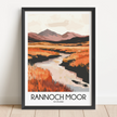 Rannoch Moor Souvenir Poster Print
