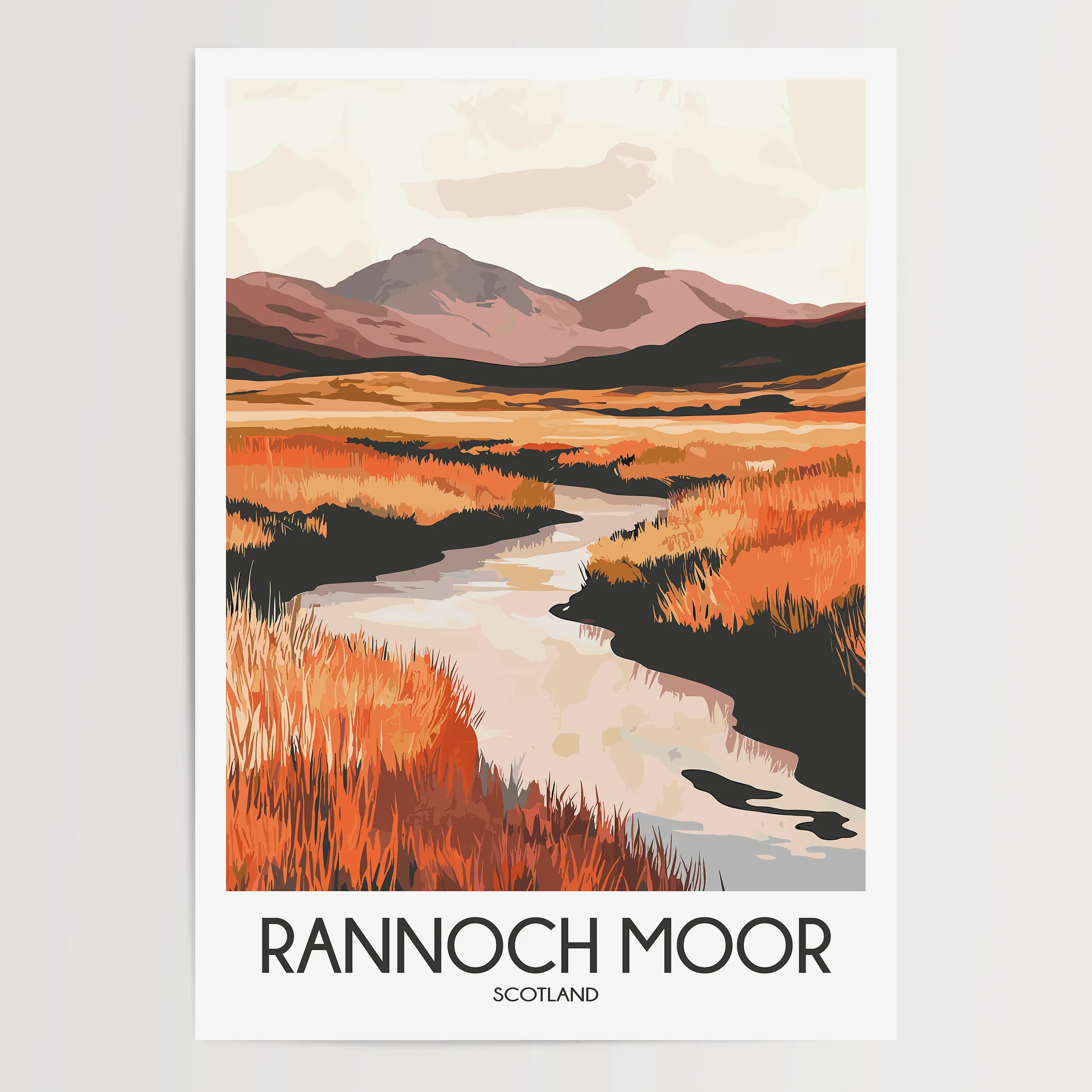 Rannoch Moor Travel Memory Gift