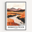 Rannoch Moor Vintage Style Print