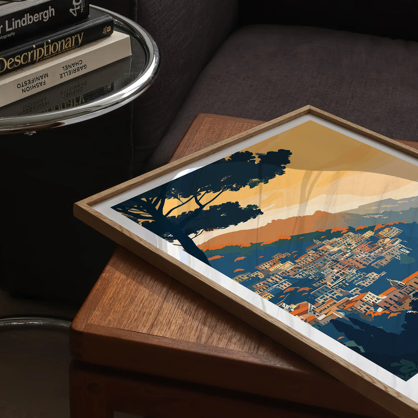 Ravello Modern Travel Poster