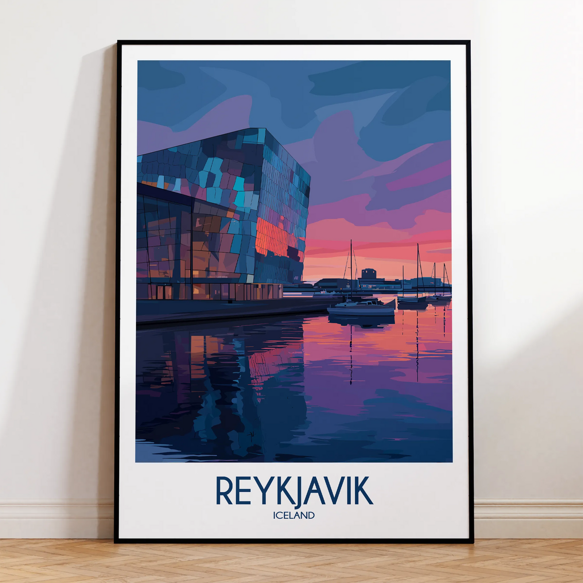 Reykjavik Destination Art Gift