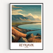 Reykjavik Scenic Landscape Art