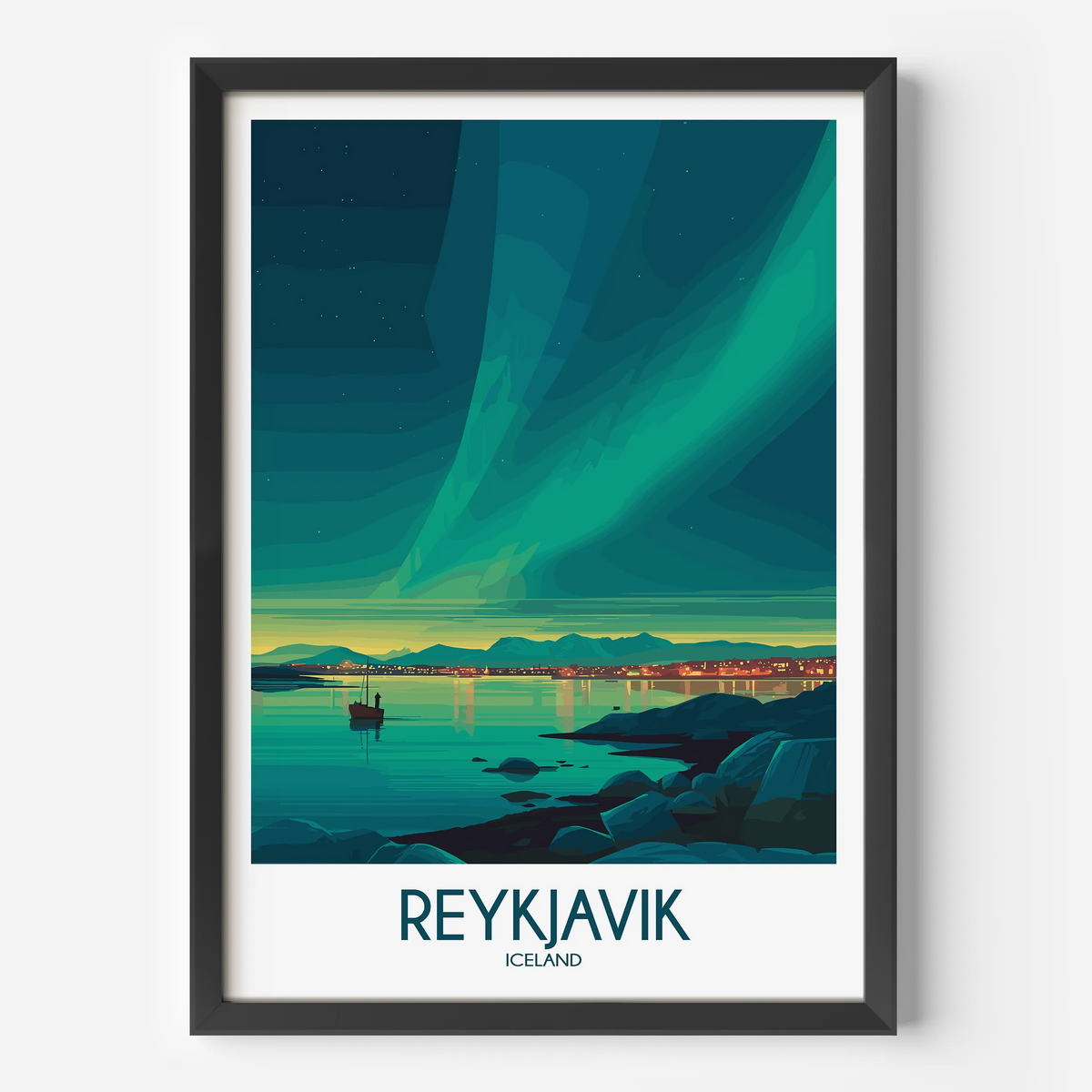 Reykjavik Travel Memory Gift