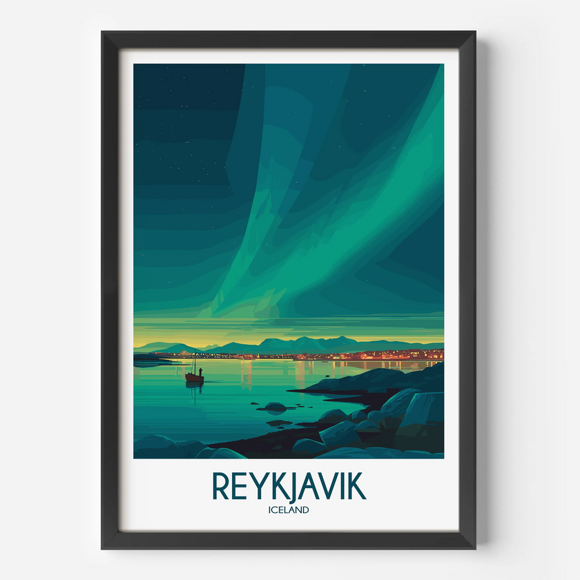 Reykjavik Travel Memory Gift