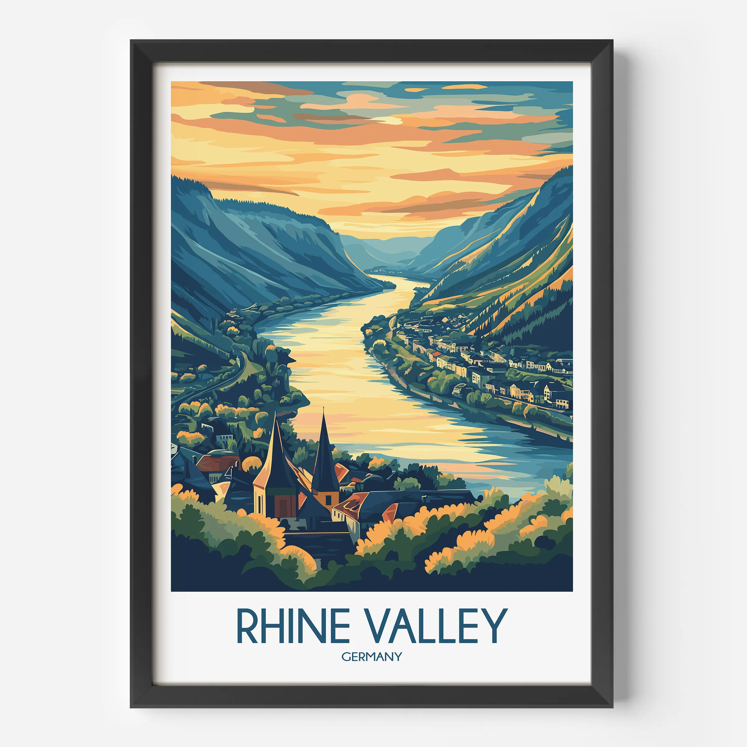 Rhine Valley Gallery Quality Print