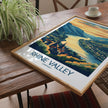 Rhine Valley Modern Travel Poster