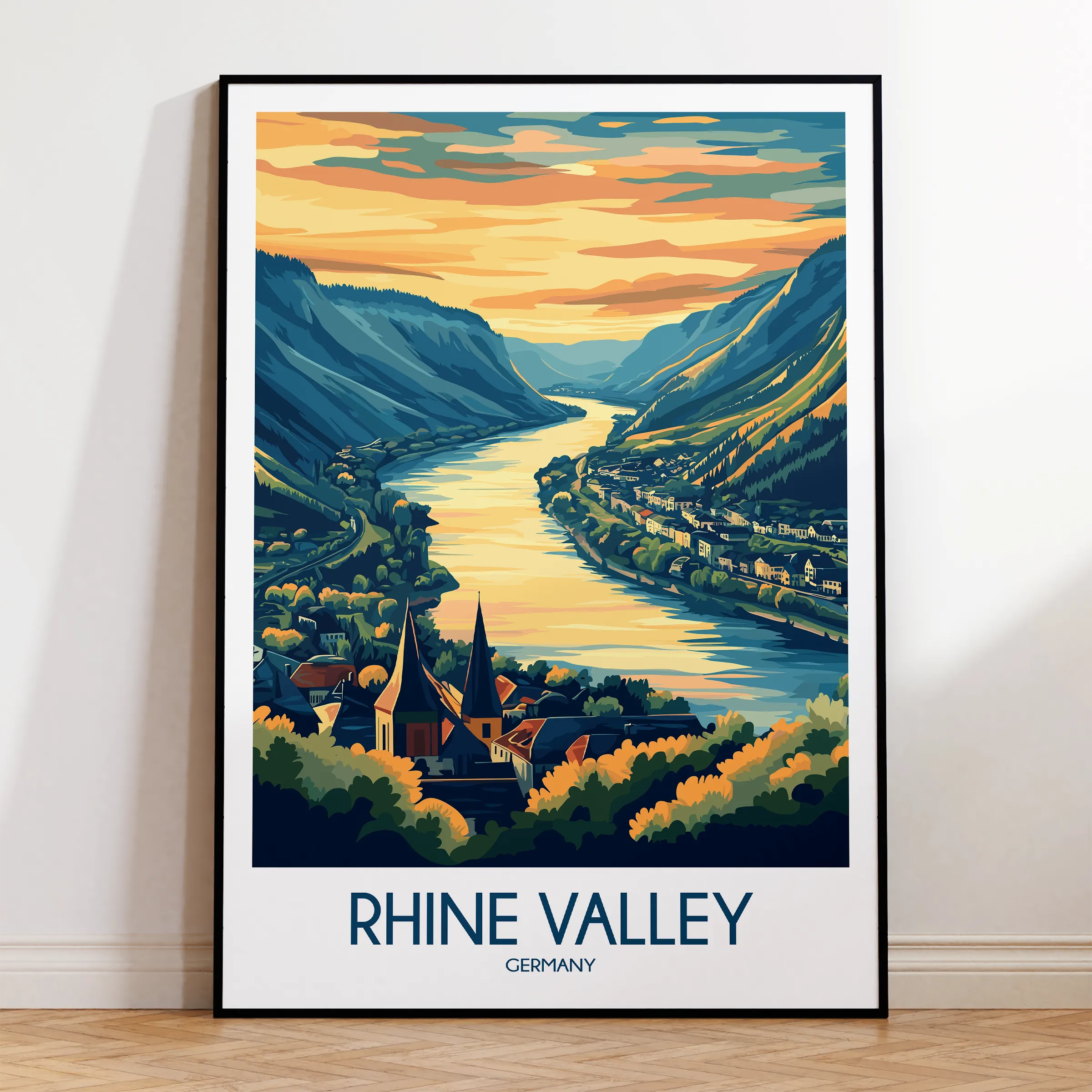Rhine Valley Travel Memory Gift