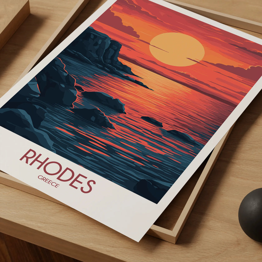 Rhodes Souvenir Poster Print