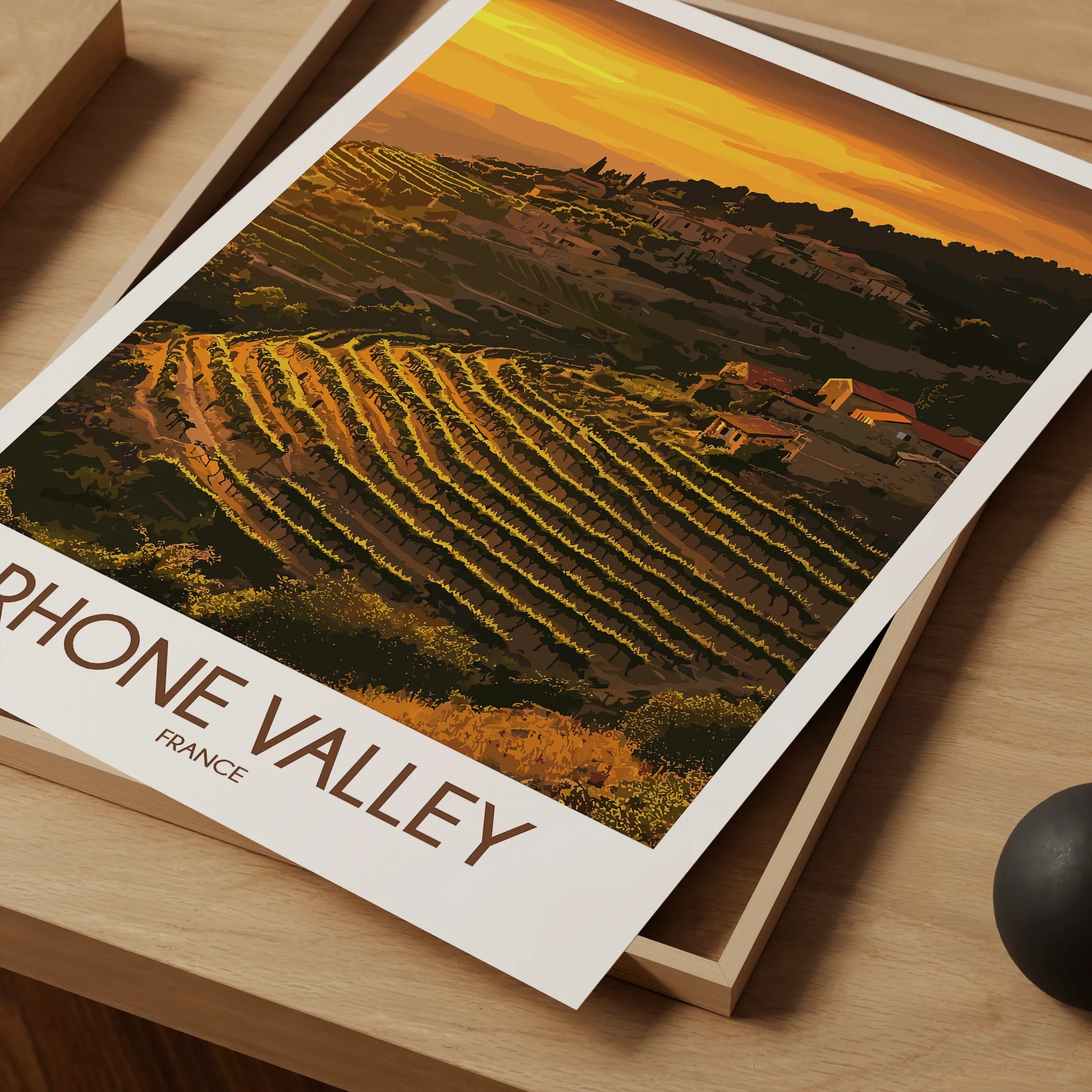 Rhone Valley Destination Art Gift