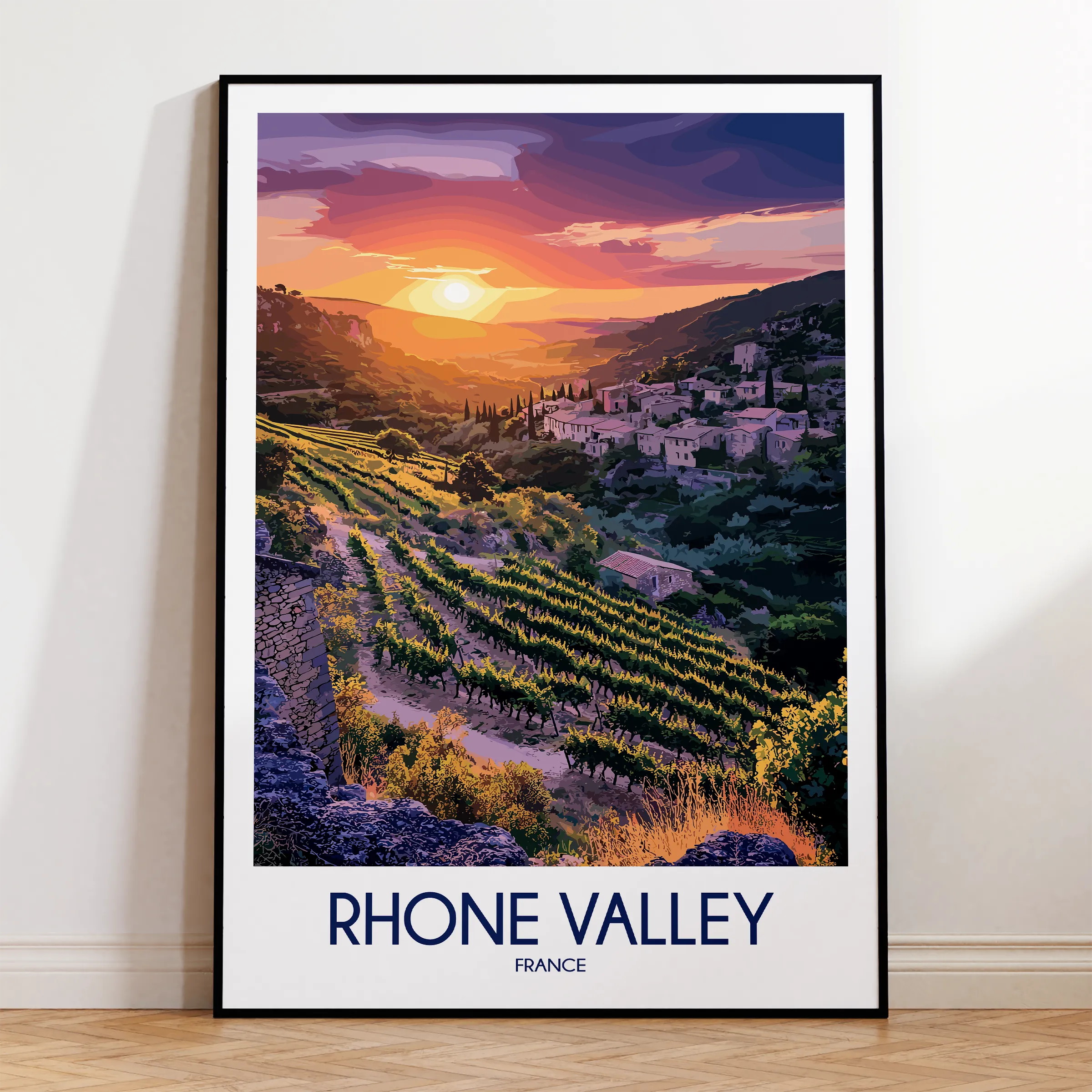 Rhone Valley Gallery Quality Print