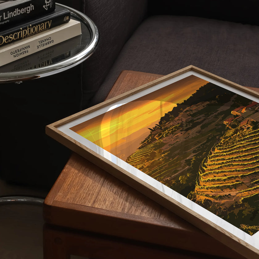 Rhone Valley Scenic Landscape Art