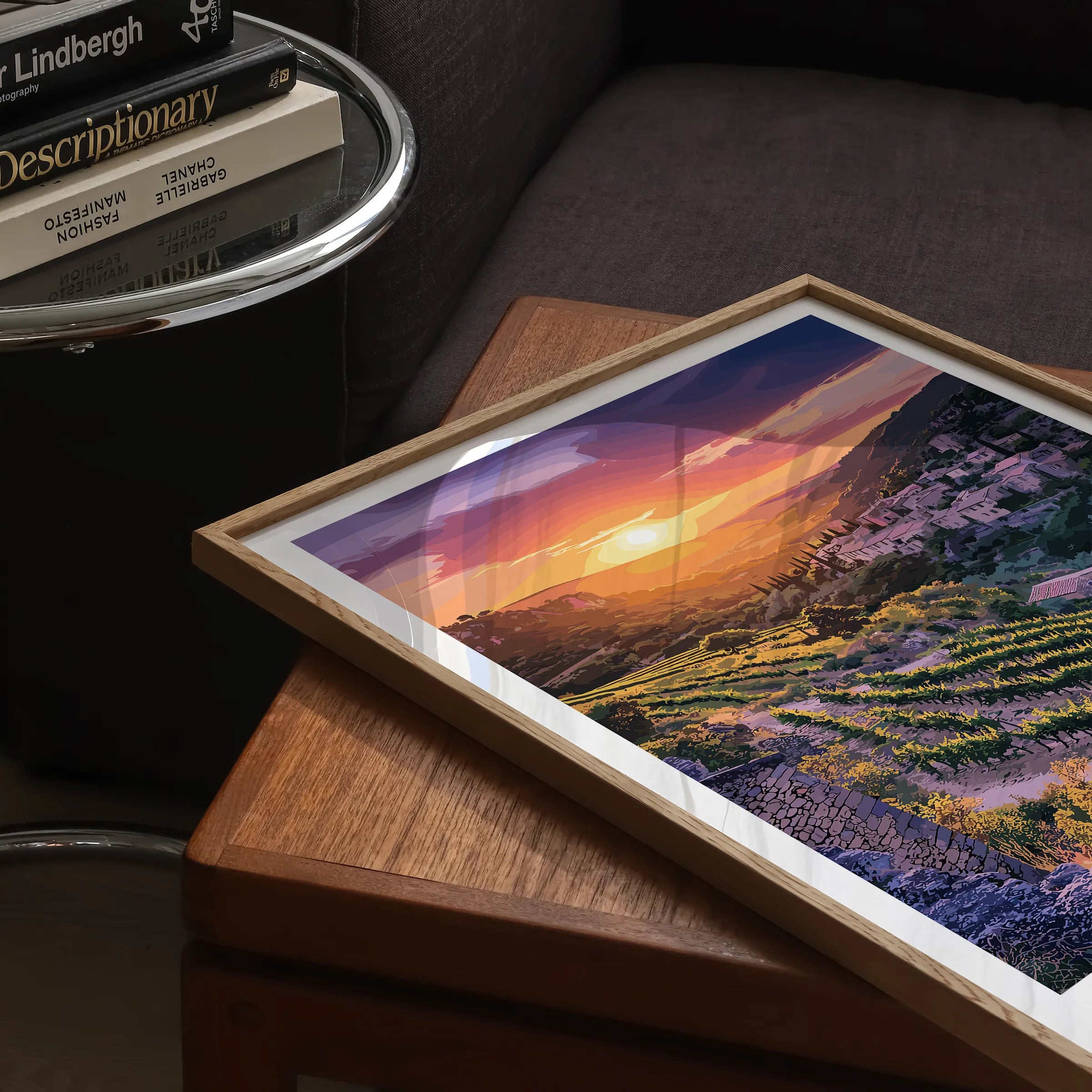 Rhone Valley Scenic Landscape Art