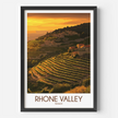Rhone Valley Scenic Landscape Art