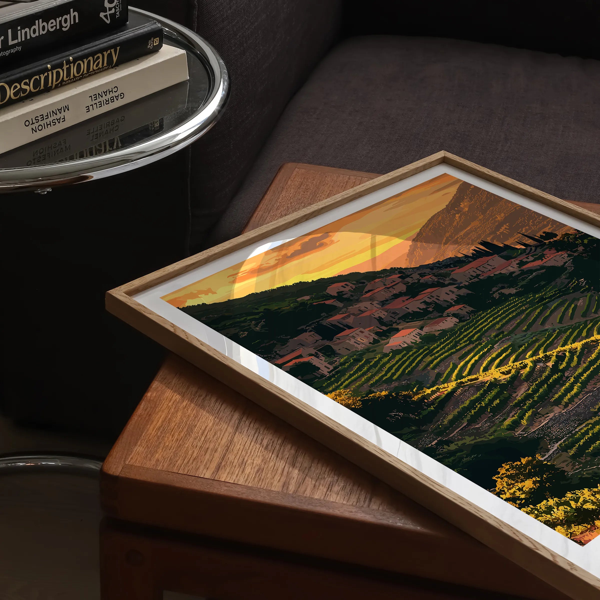 Rhone Valley Souvenir Poster Print