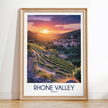 Rhone Valley Souvenir Poster Print