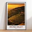 Rhone Valley Souvenir Poster Print