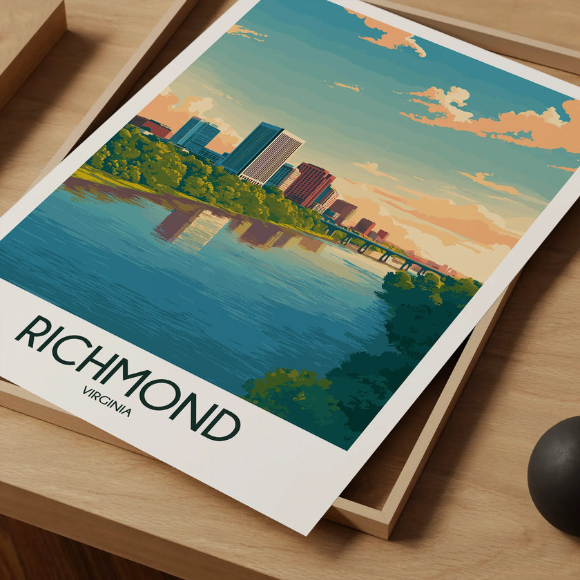 Richmond Modern Travel Poster