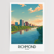 Richmond Retro Travel Illustration