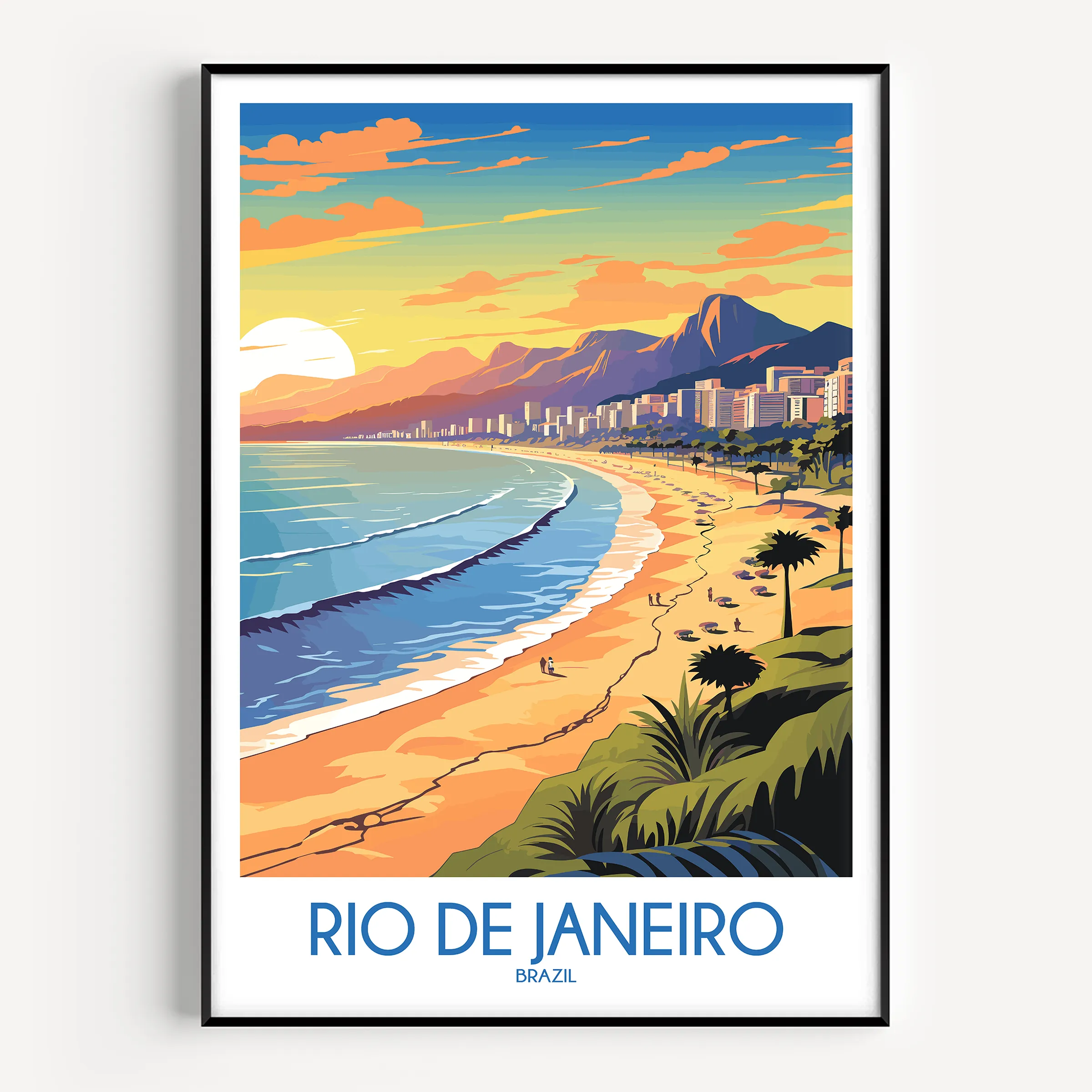 Rio De Janeiro Destination Art Gift