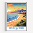 Rio De Janeiro Destination Art Gift