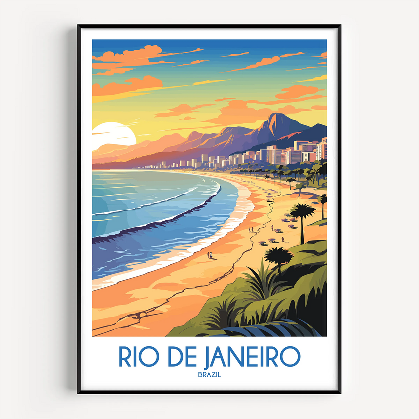 Rio De Janeiro Destination Art Gift