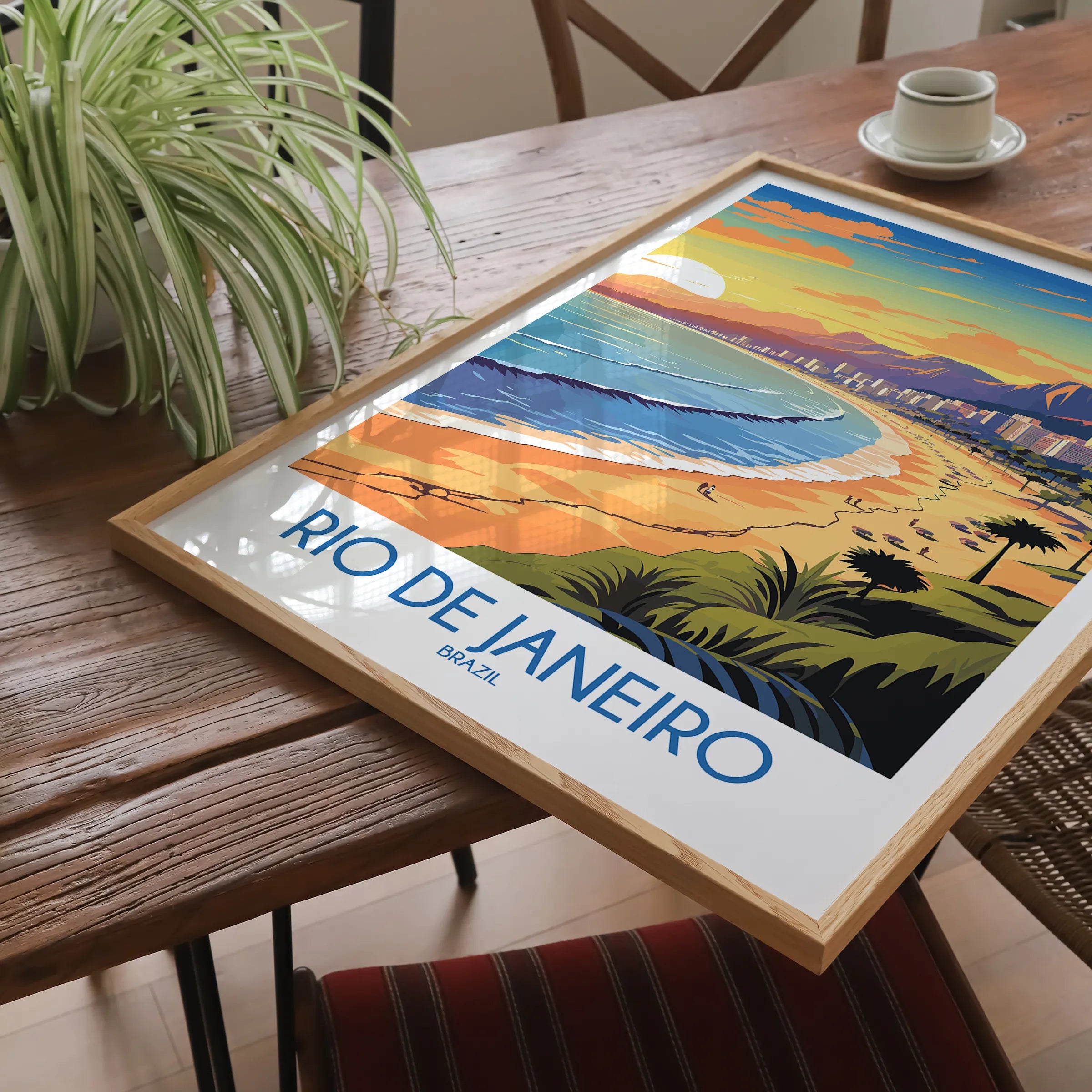 Rio De Janeiro Modern Travel Poster