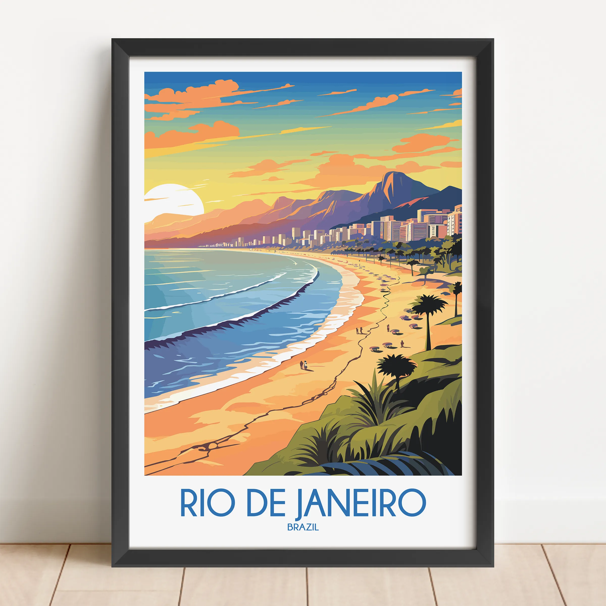 Rio De Janeiro Scenic Landscape Art