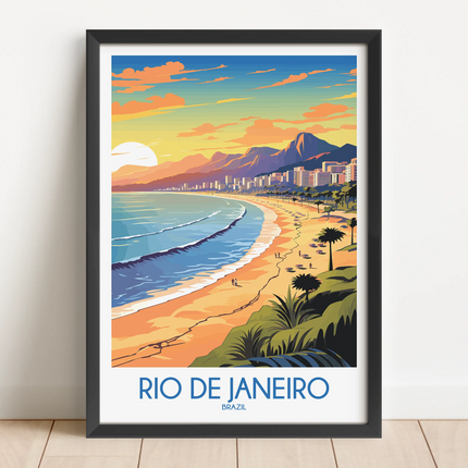 Rio De Janeiro Scenic Landscape Art