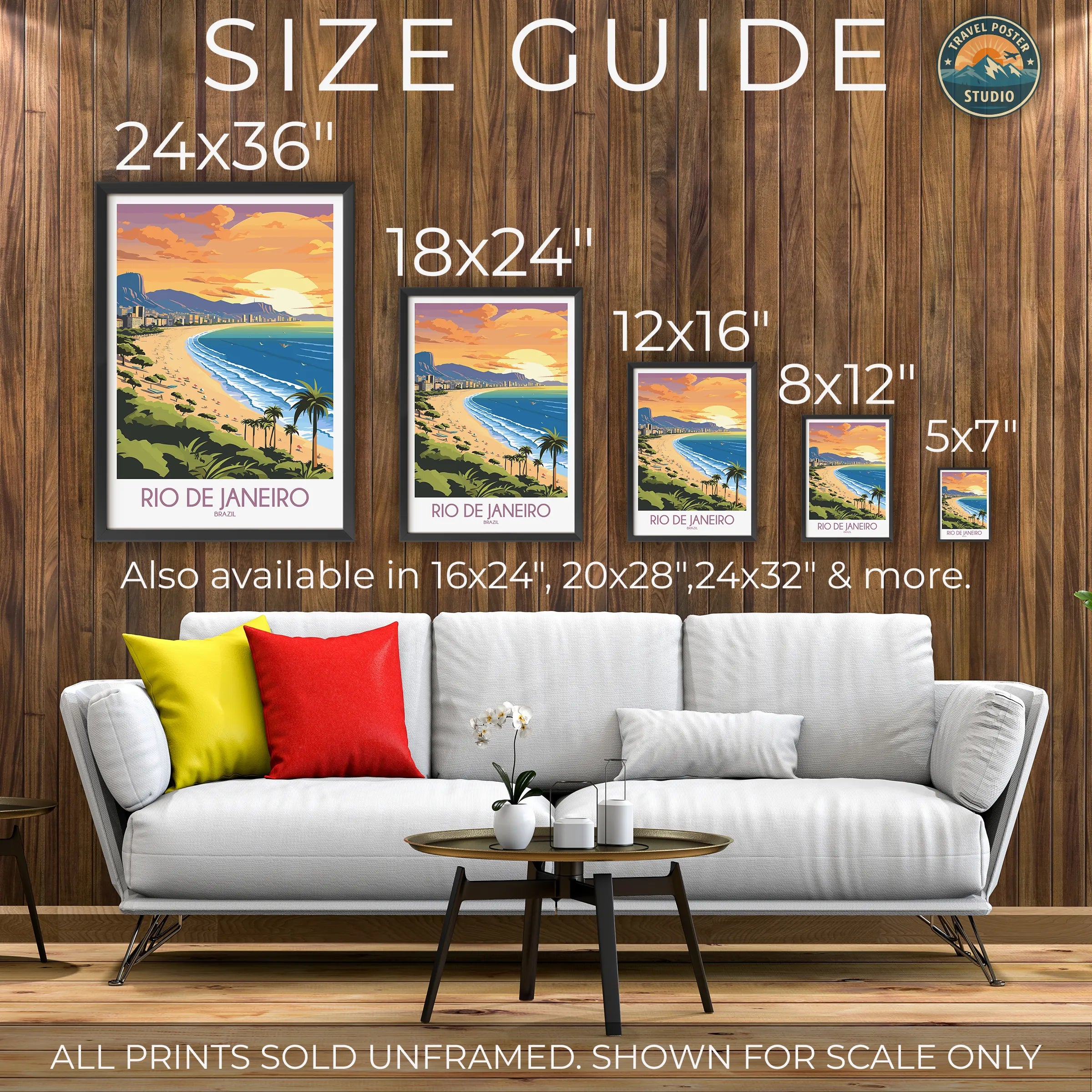 Rio De Janeiro Souvenir Poster Print