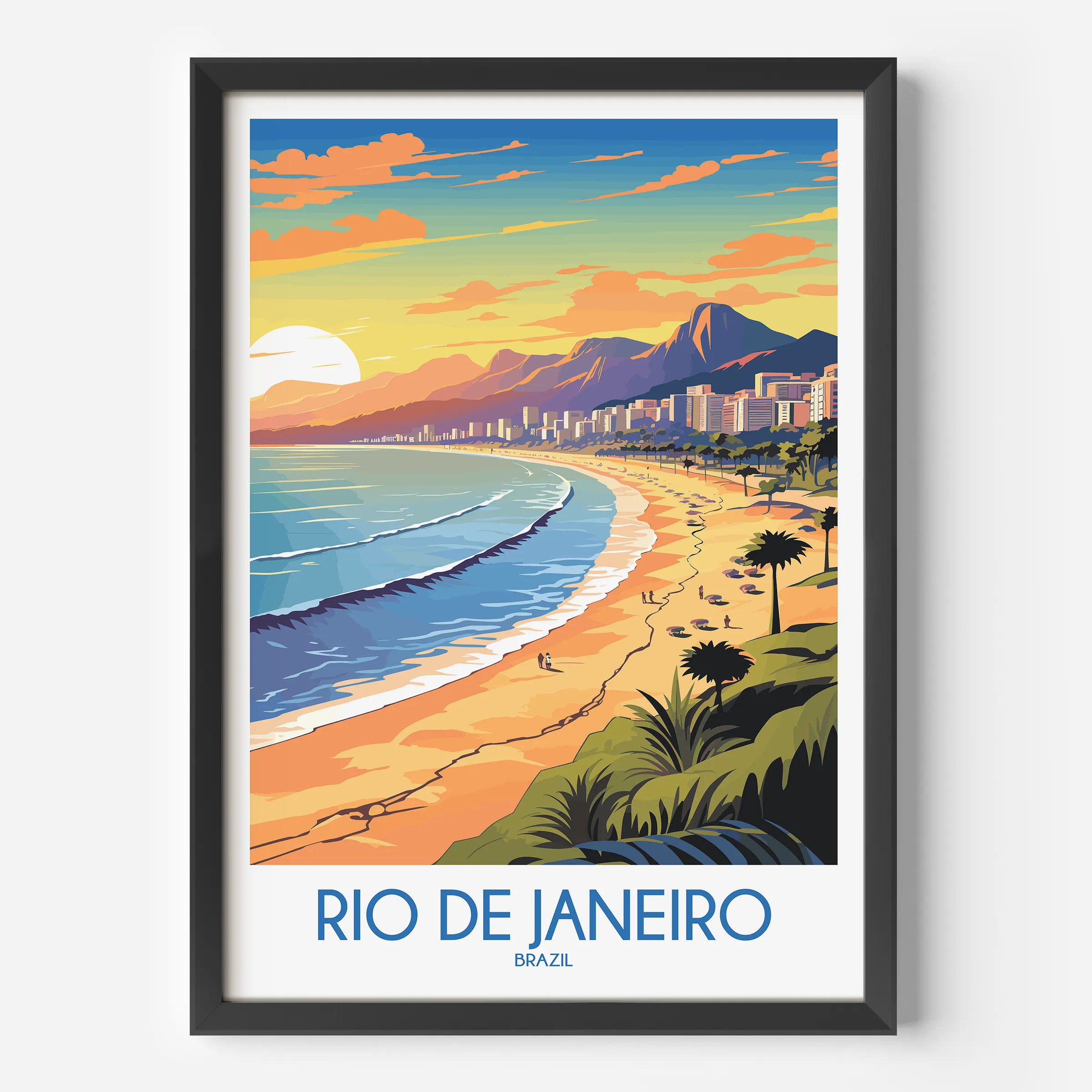 Rio De Janeiro Souvenir Poster Print